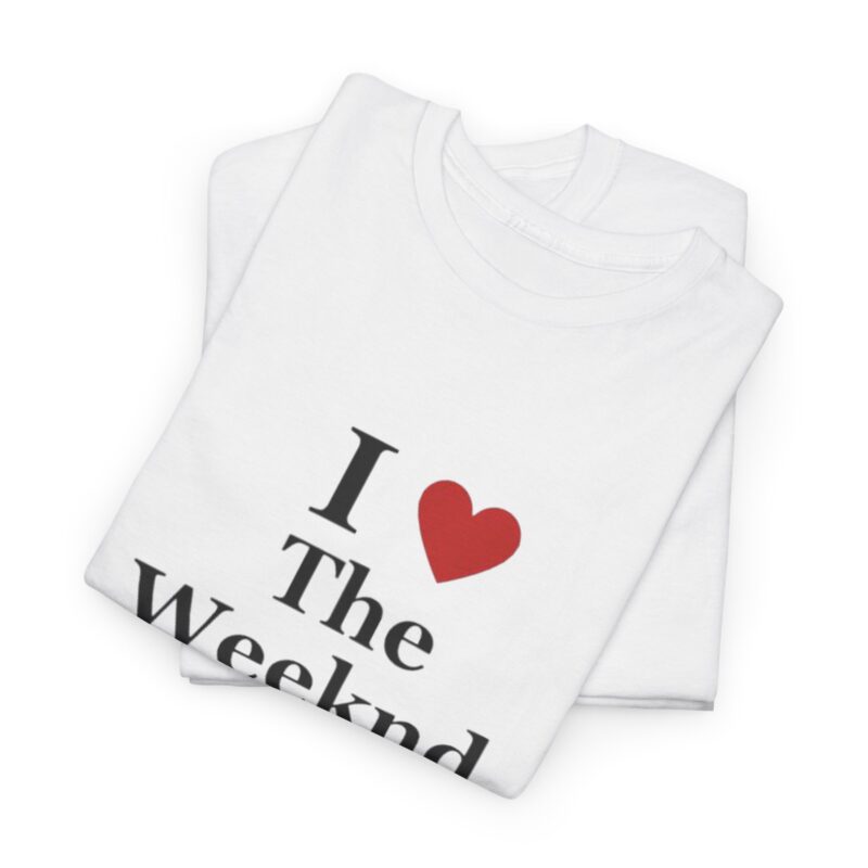 The Weeknd, "I <3 The Weeknd" T-Shirt, Graphic Tee, Hip pop, R&B, Pop Music Fan Shirt, Unisex Streetwear Top, Music Festival Apparel - Image 6